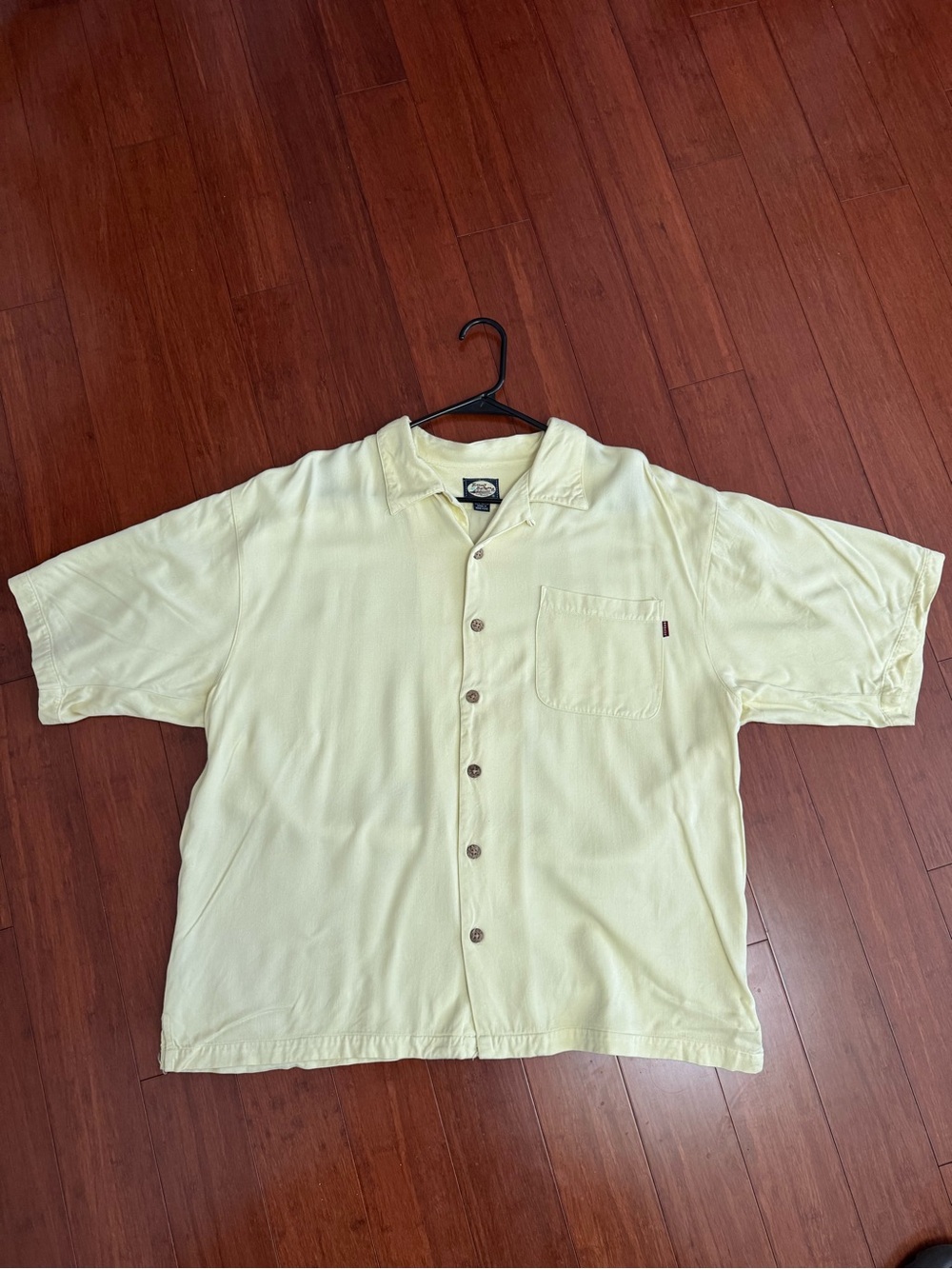 Vintage Tommy Bahama Happy Hour Hula Girl Camp Shirt Size XL